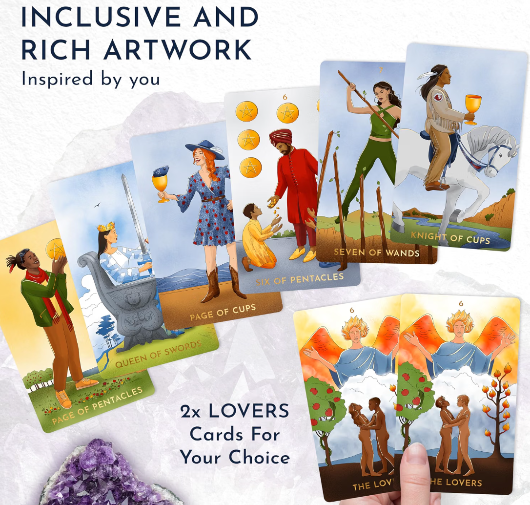 RYVE Awaken Modern Inclusive Tarot Cards Deck