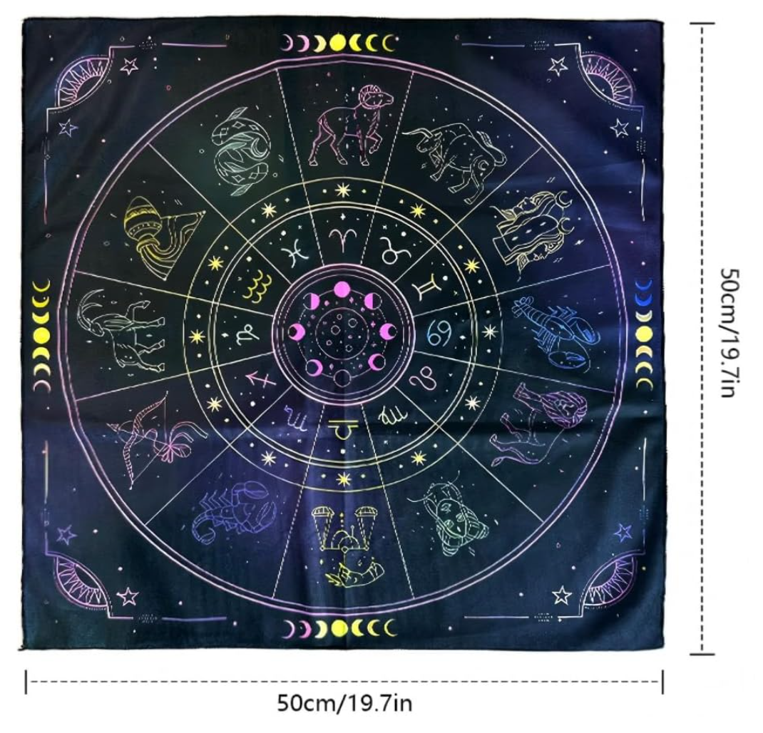 GIMURM Velvet Tarot Cards Tablecloth