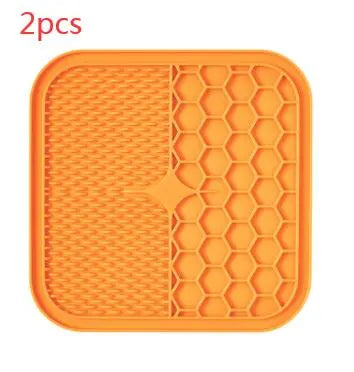 Suction Cup Dog Licking Mat | Anti-Choking Slow Feeder Bowl (2-Pack) Anakha H. Nyx