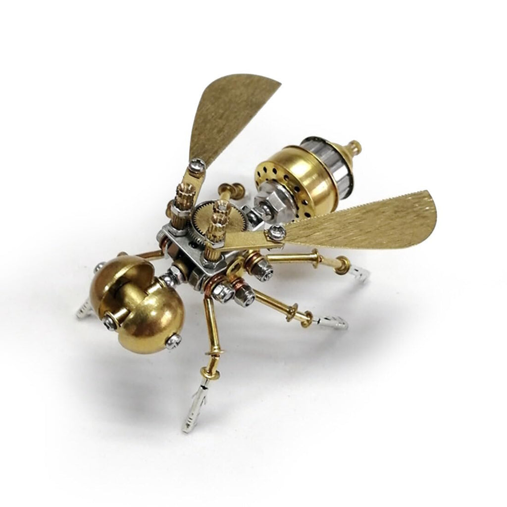 Engineered Elegance: The Steampunk Mechanical Bee 3D Metal Puzzle Kit