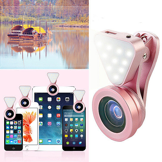 Glow Face 3-in-1 Photo Lens & LED Light