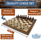 WE Games Medieval Themed Chess Set