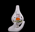 Playful Melodies: The Enchanting Ceramic Pig 6-Hole Ocarina