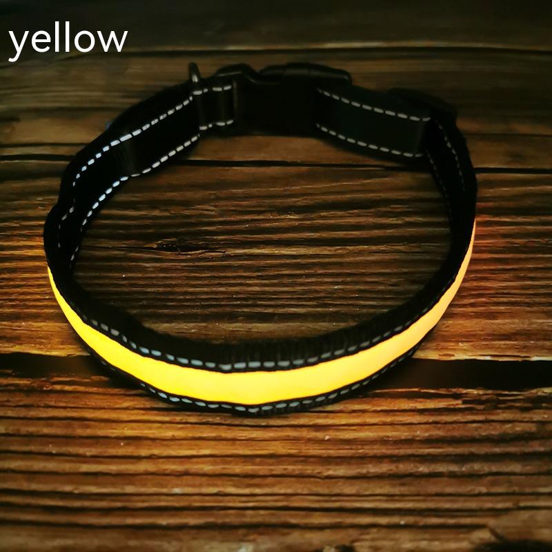Illuminate the Dark: The Aegis Premium Reflective LED Luminous Dog Collar