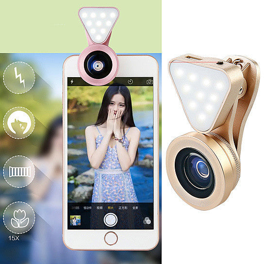 Glow Face 3-in-1 Photo Lens & LED Light