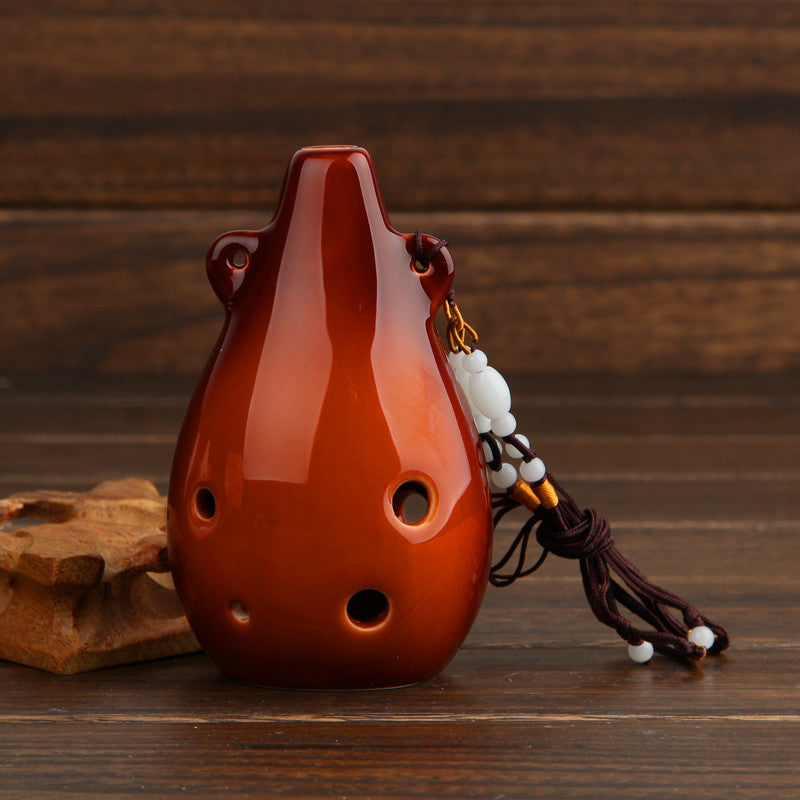 Harmonic Echoes: The Alto F-Tone 6-Hole Ceramic Ocarina