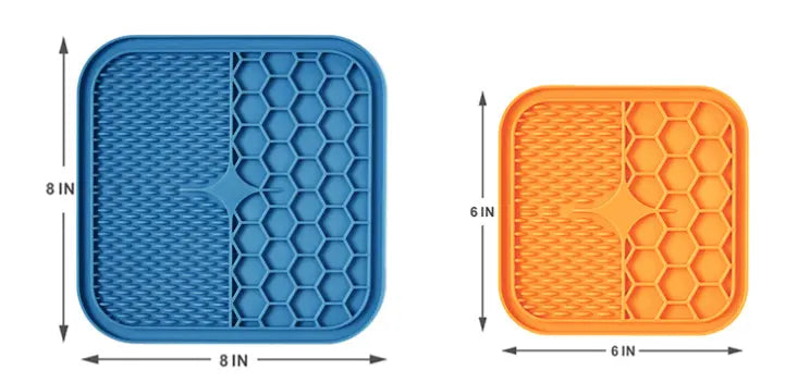 Suction Cup Dog Licking Mat | Anti-Choking Slow Feeder Bowl (2-Pack) Anakha H. Nyx