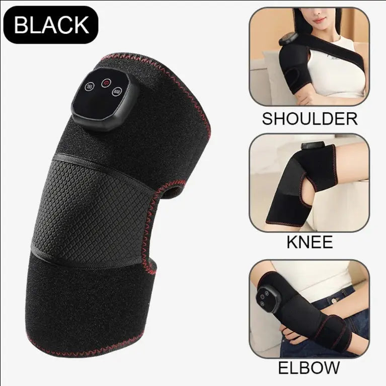 3-in-1 Joint Massager | Heated Far-Infrared Vibration Brace Wrap Anakha H. Nyx