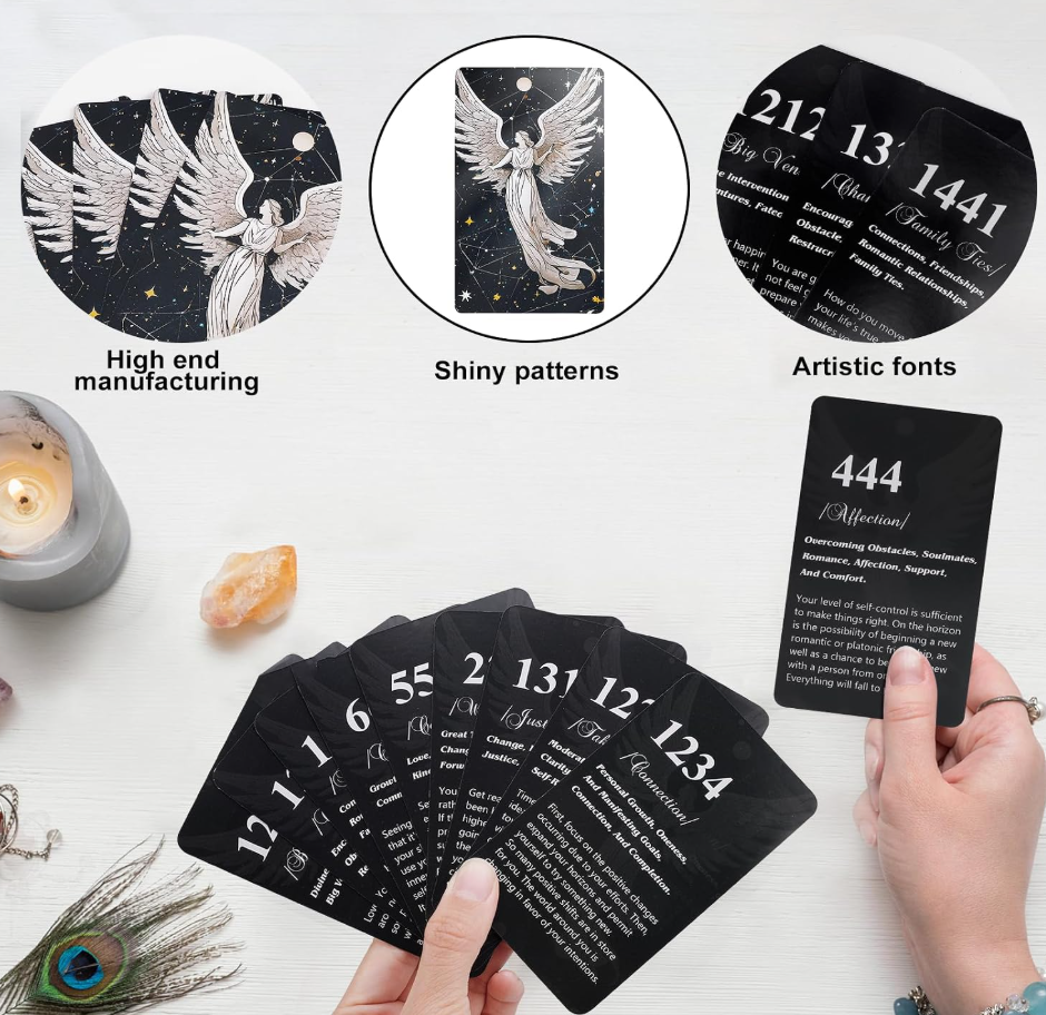 NexUap Angel Numbers Oracle Cards