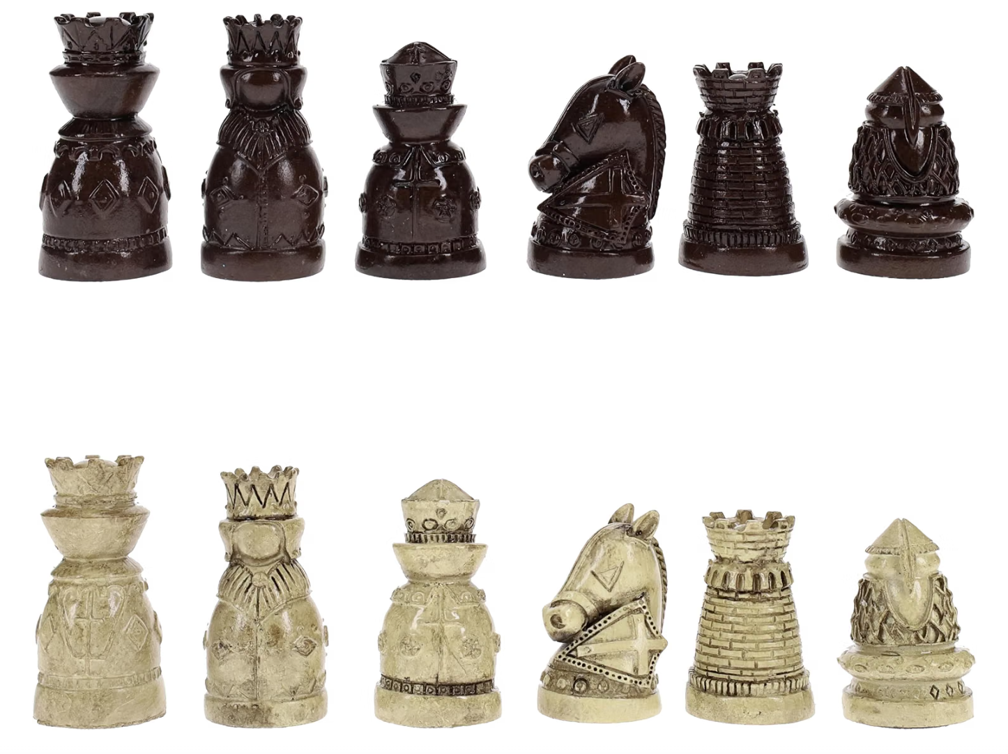 WE Games Medieval Themed Chess Set