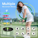 UniJethro Smart Ring – Heart Rate, Sleep & Blood Oxygen Monitor | IP68 Waterproof, No Subscription