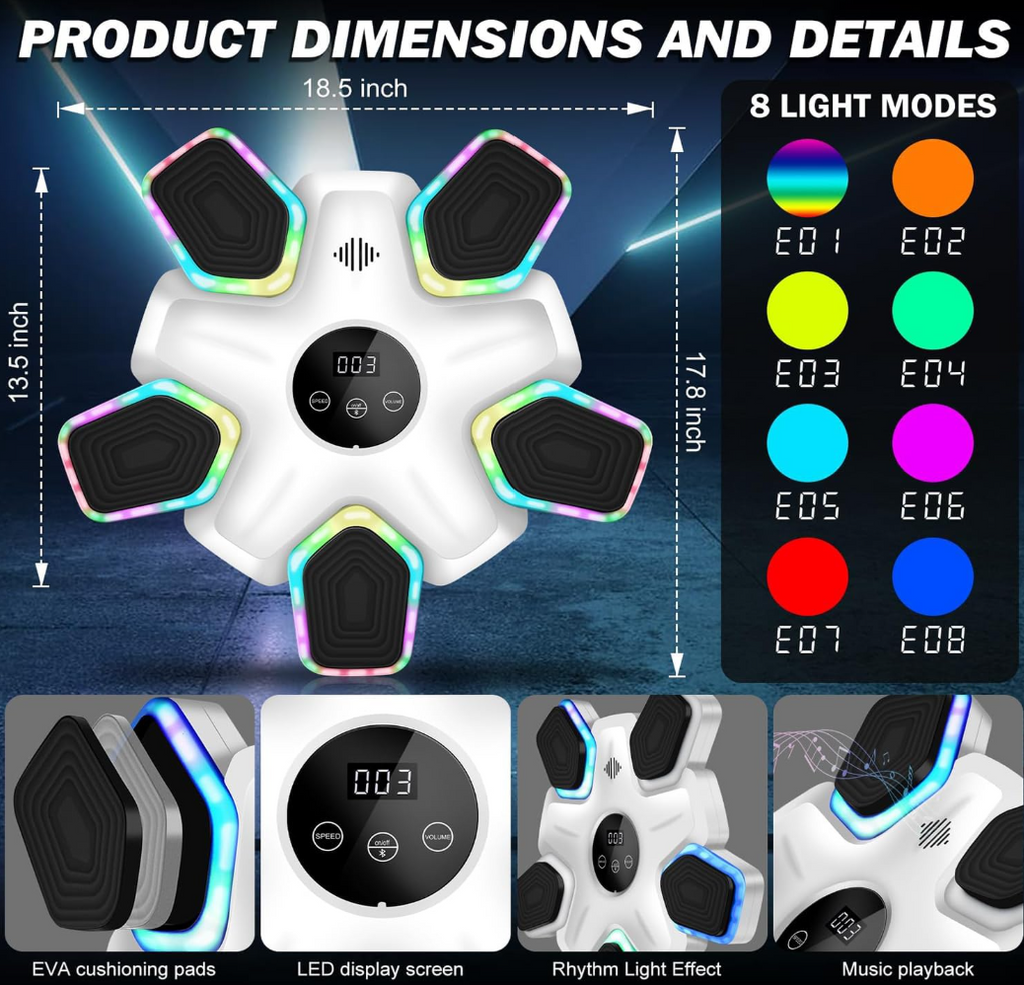Professional Smart Music Boxing Machine