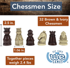 WE Games Medieval Themed Chess Set