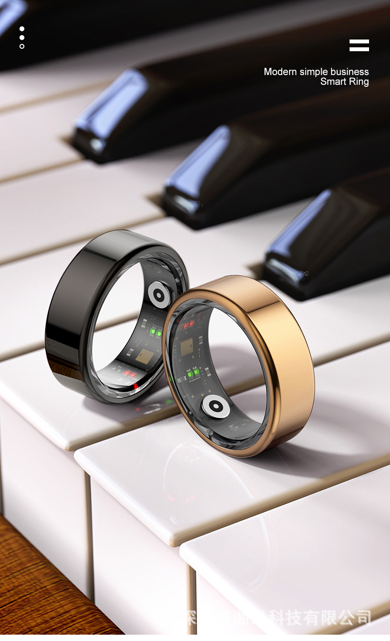 Colmi R06 AI Smart Health Ring for Couples – Universal Stainless Steel Fitness Tracker for iOS & Android, No Subscription