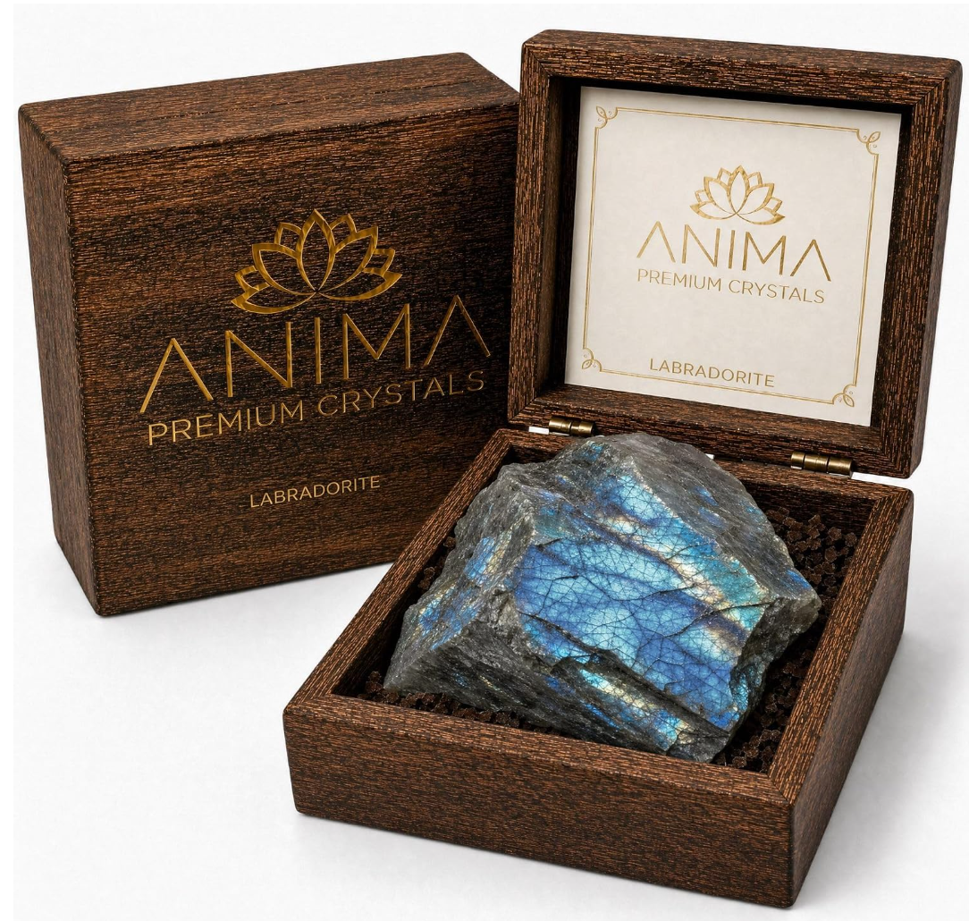 Anima® Large Raw Madagascar Labradorite Crystal