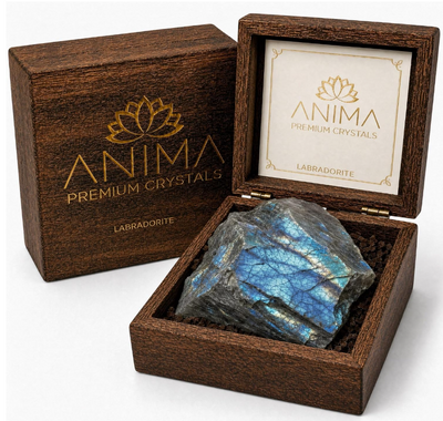 Anima® Large Raw Madagascar Labradorite Crystal