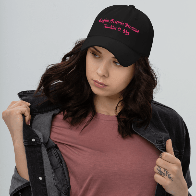 Elevate Your Everyday Mysticism: The Cogito Dad Hat CSA - AHN Pink