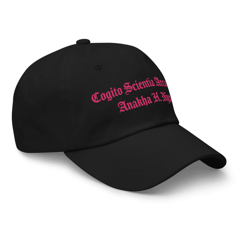 Elevate Your Everyday Mysticism: The Cogito Dad Hat CSA - AHN Pink