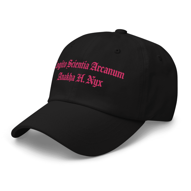 Elevate Your Everyday Mysticism: The Cogito Dad Hat CSA - AHN Pink