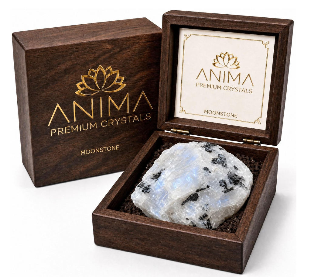 Anima® Large Raw Natural Moonstone Crystal