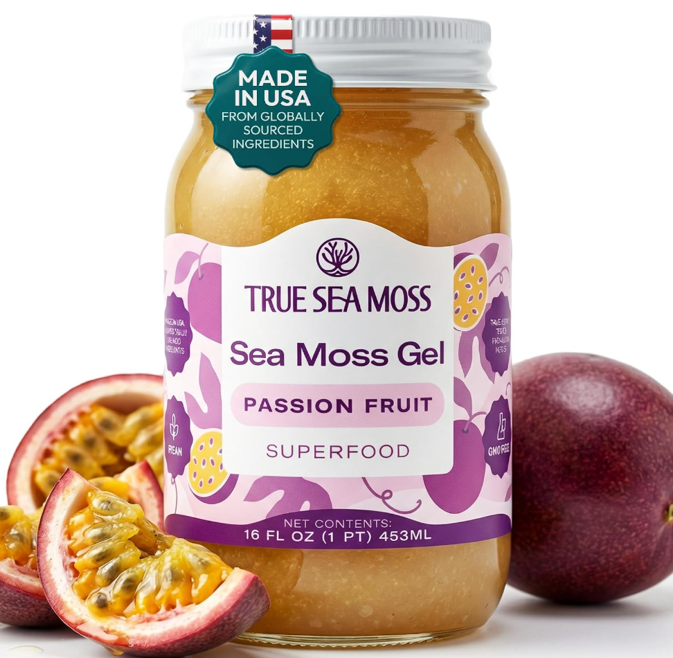 TrueSeaMoss Sea Moss Gel – Passion Fruit