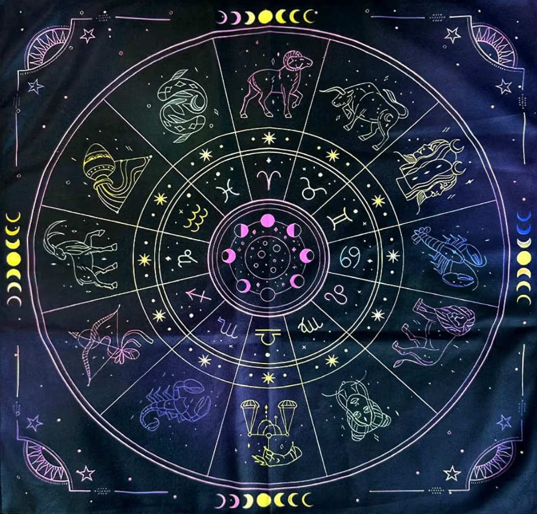 GIMURM Velvet Tarot Cards Tablecloth