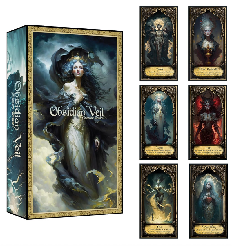 Obsidian Veil Oracle Deck