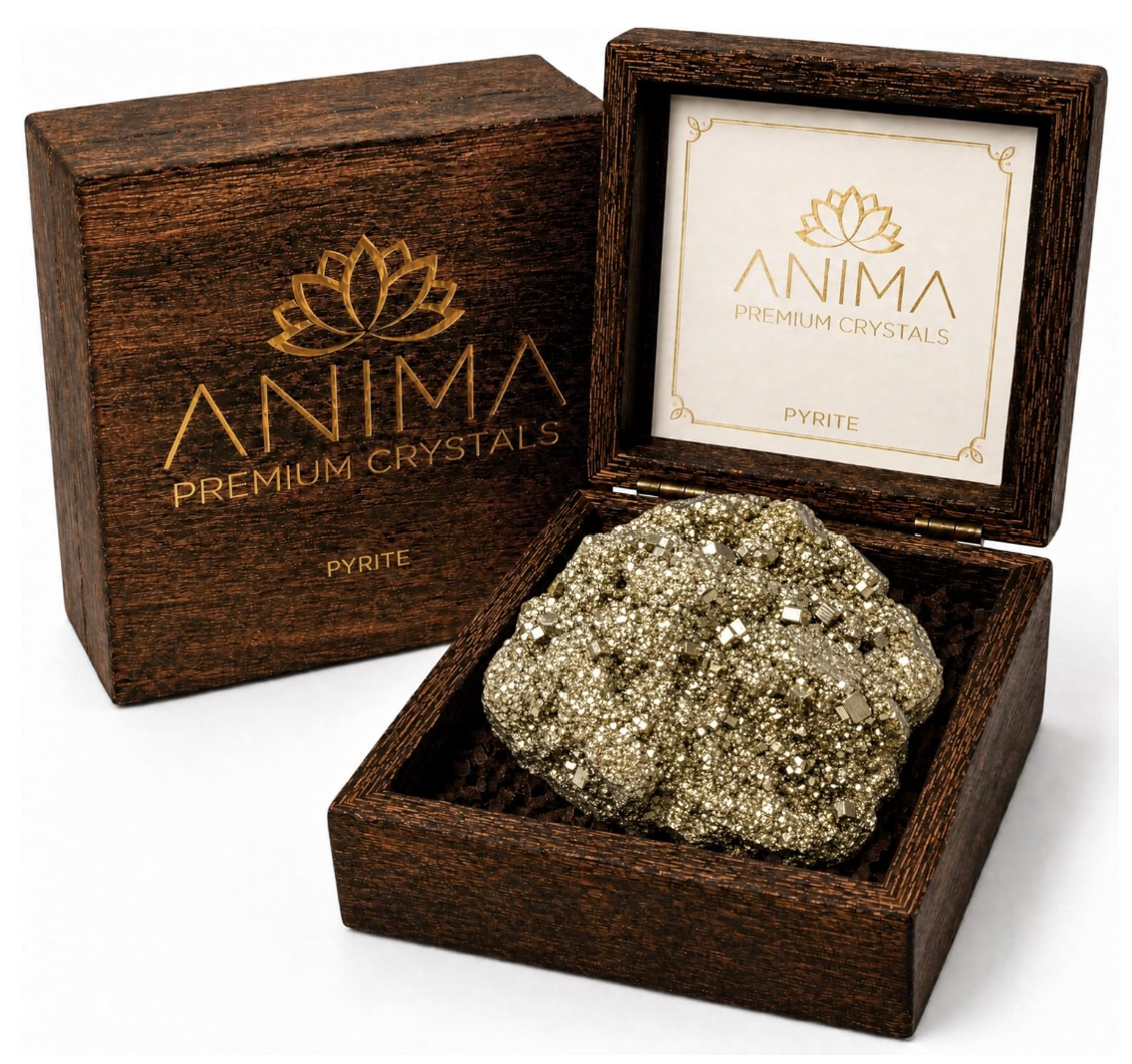Anima® Large Raw Peruvian Pyrite Crystal