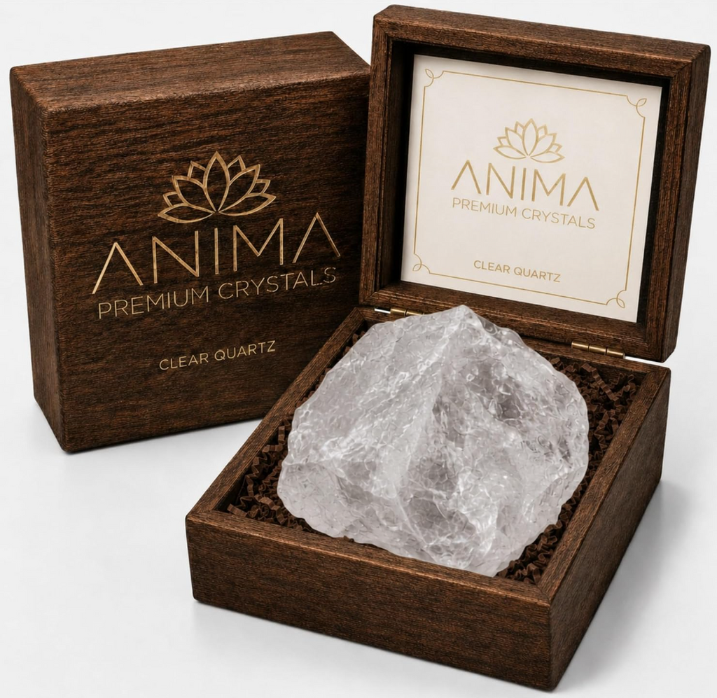 Anima® Large Raw Natural Clear Quartz Crystal