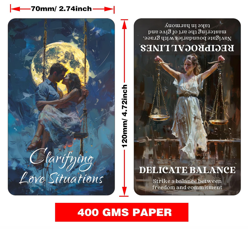 DPEHAKMK Clarifying Love Situations Oracle Cards