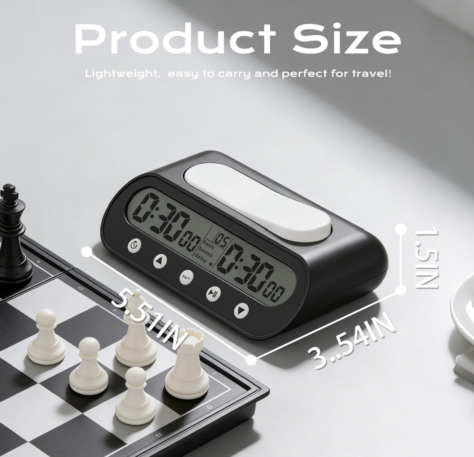 VINJOE Professional Digital Chess Clock