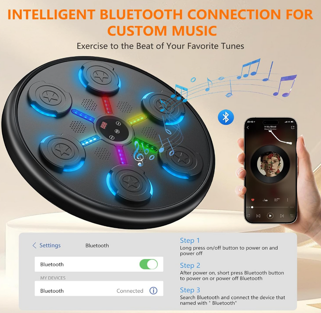 RhythmStrike Pro Smart Music Boxing Machine