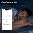 UniJethro Smart Ring – Heart Rate, Sleep & Blood Oxygen Monitor | IP68 Waterproof, No Subscription