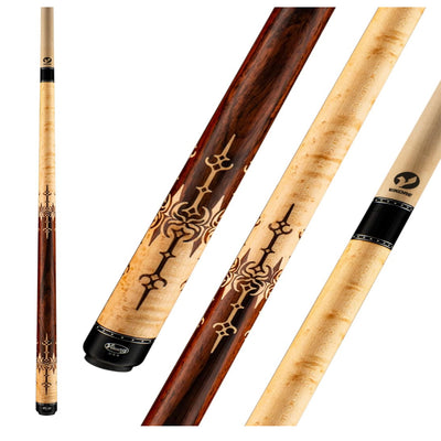 Viking Motore Rosewood Low‑Deflection Cue with Everest Tip