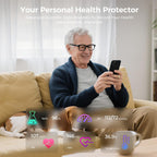 UniJethro Smart Ring – Heart Rate, Sleep & Blood Oxygen Monitor | IP68 Waterproof, No Subscription