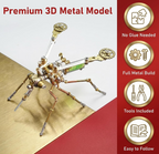 Lovewenying Steampunk Mosquito 3D Metal Model Kit